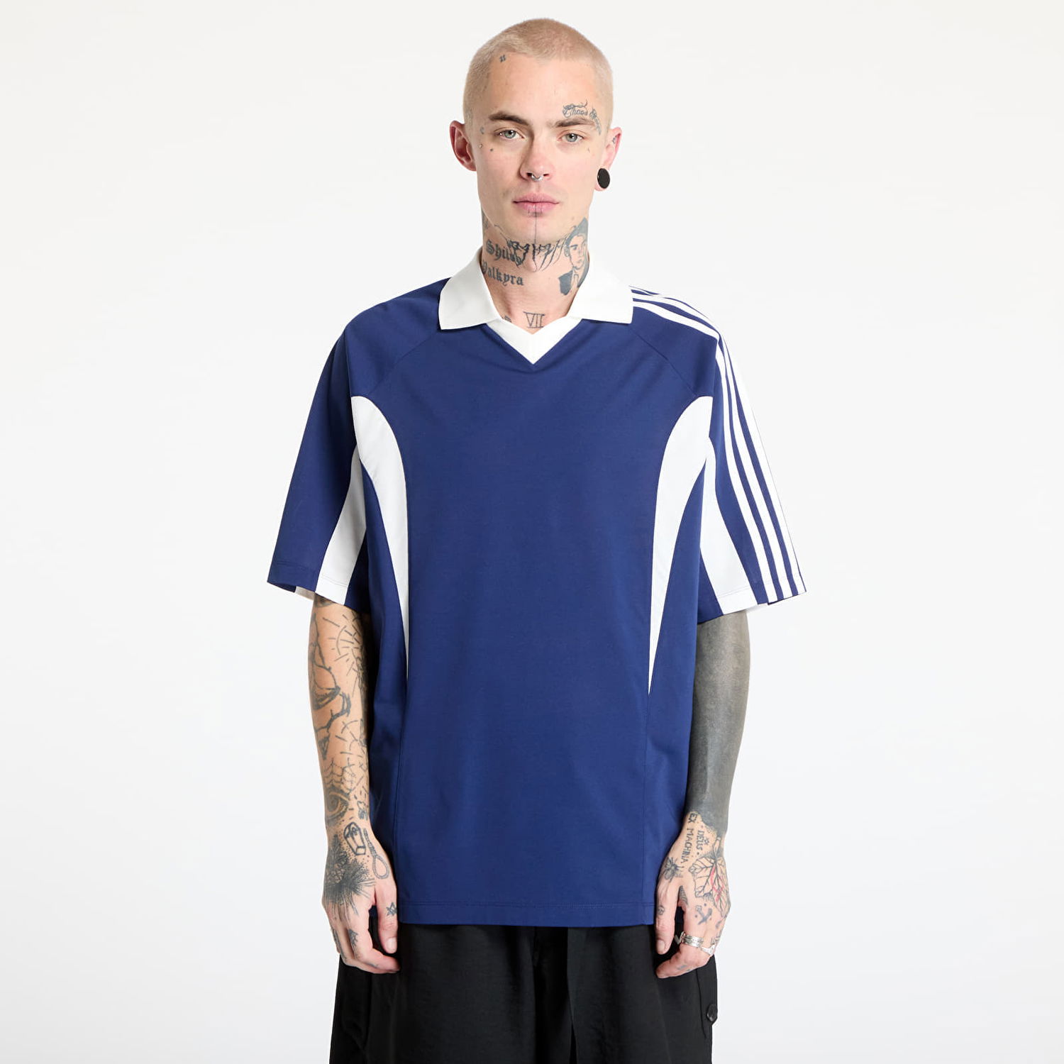 Polo tričko Y-3 Cut Line T-Shirt Modrá | JM8338, 0