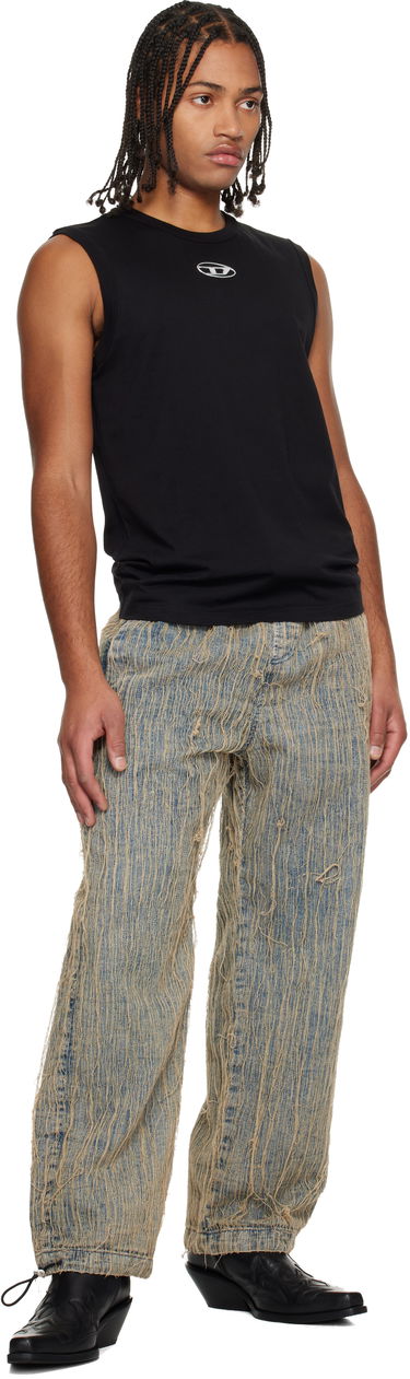 Džínsy Diesel Relaxed D-Martial Frayed Drawstring Jeans Rôznofarebný | A19277-0CMBZ-01, 3