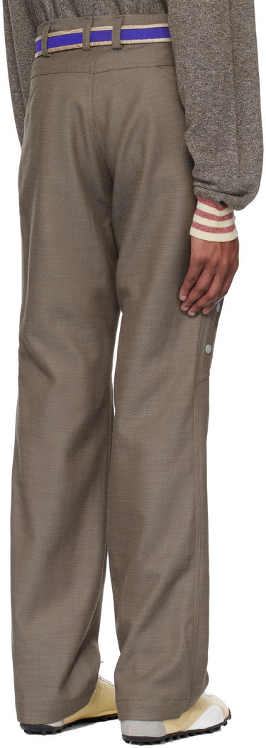 Nohavice KIKO KOSTADINOV Kiko Kostadinov Inex Snap Trousers Hnedá | KKSS25T09-34, 2