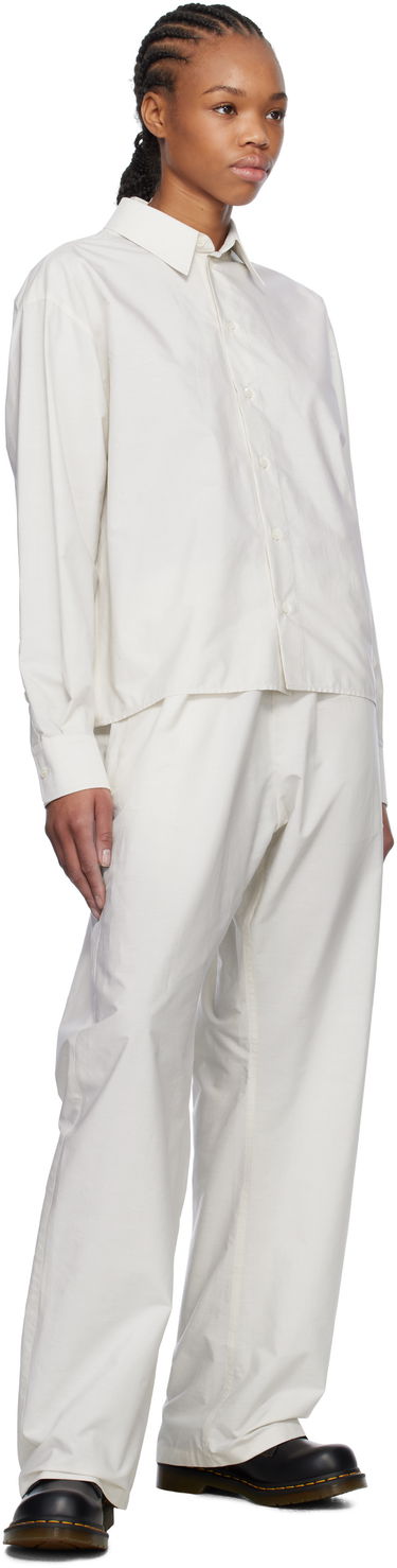 Košeľa Maison Margiela MM6 Maison Margiela Spliced Striped Cotton Poplin Shirt Biela | S52DT0043 M35250, 3