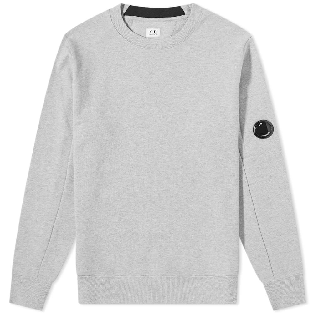 Sveter C.P. Company Arm Lens Crewneck Šedá | 13CMSS022A-005086W-M93, 0
