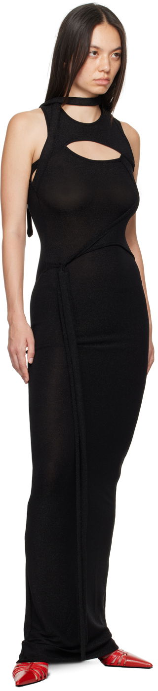 Šaty Ottolinger Ottolinger Layered Cutout Maxi Dress Čierna | 1040304921, 3