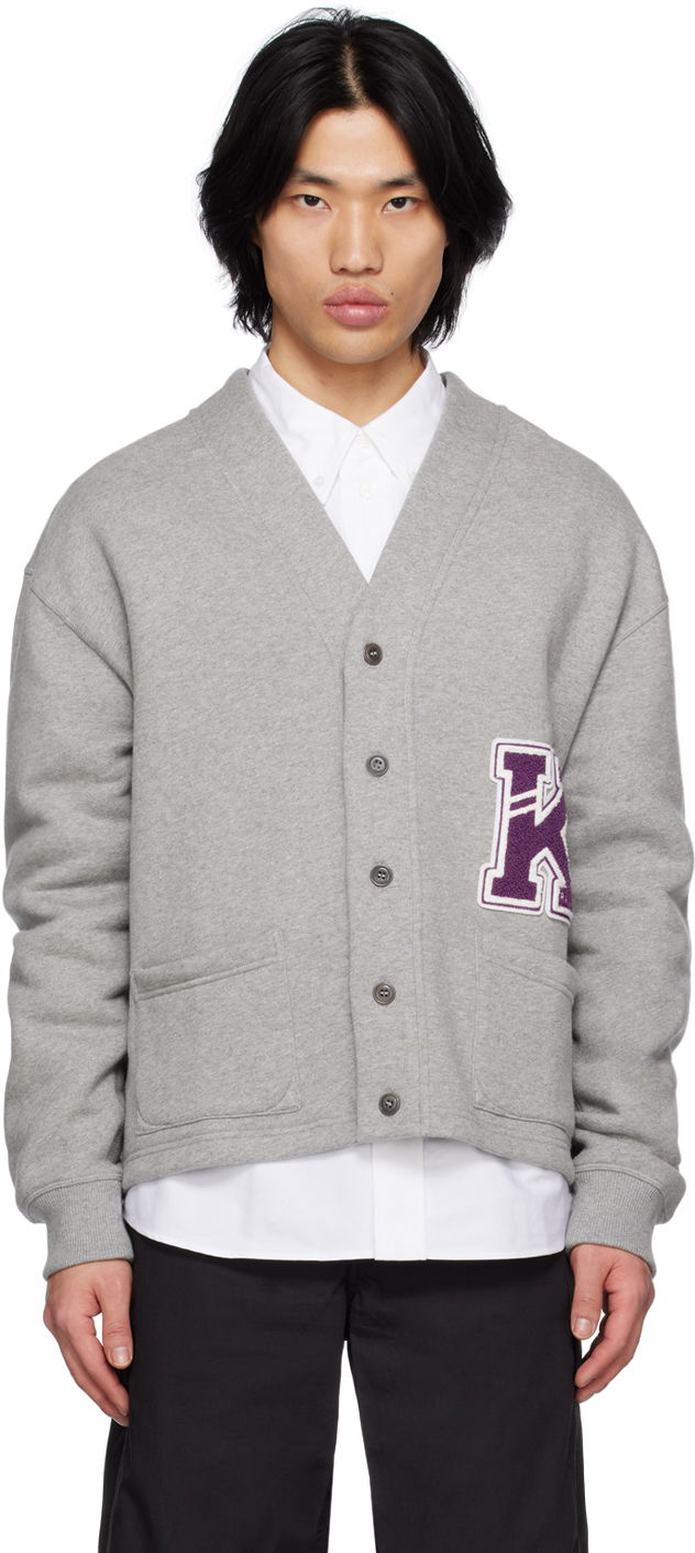 Sveter KENZO Paris Varsity Šedá | FD55SW4954MB, 0