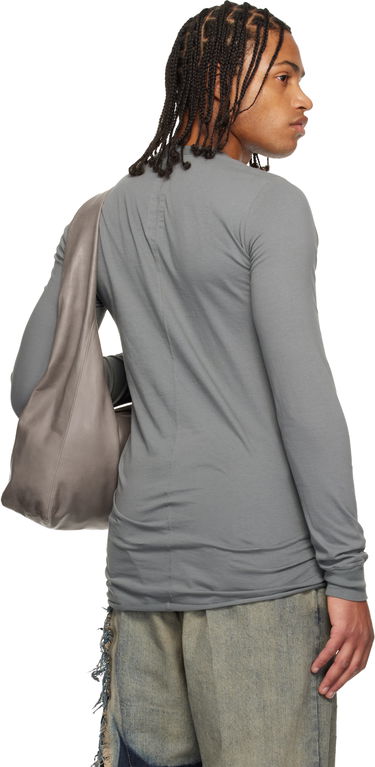 Tričko Rick Owens Concordians Basic LS T-shirt Šedá | RU02E1252 JA, 2