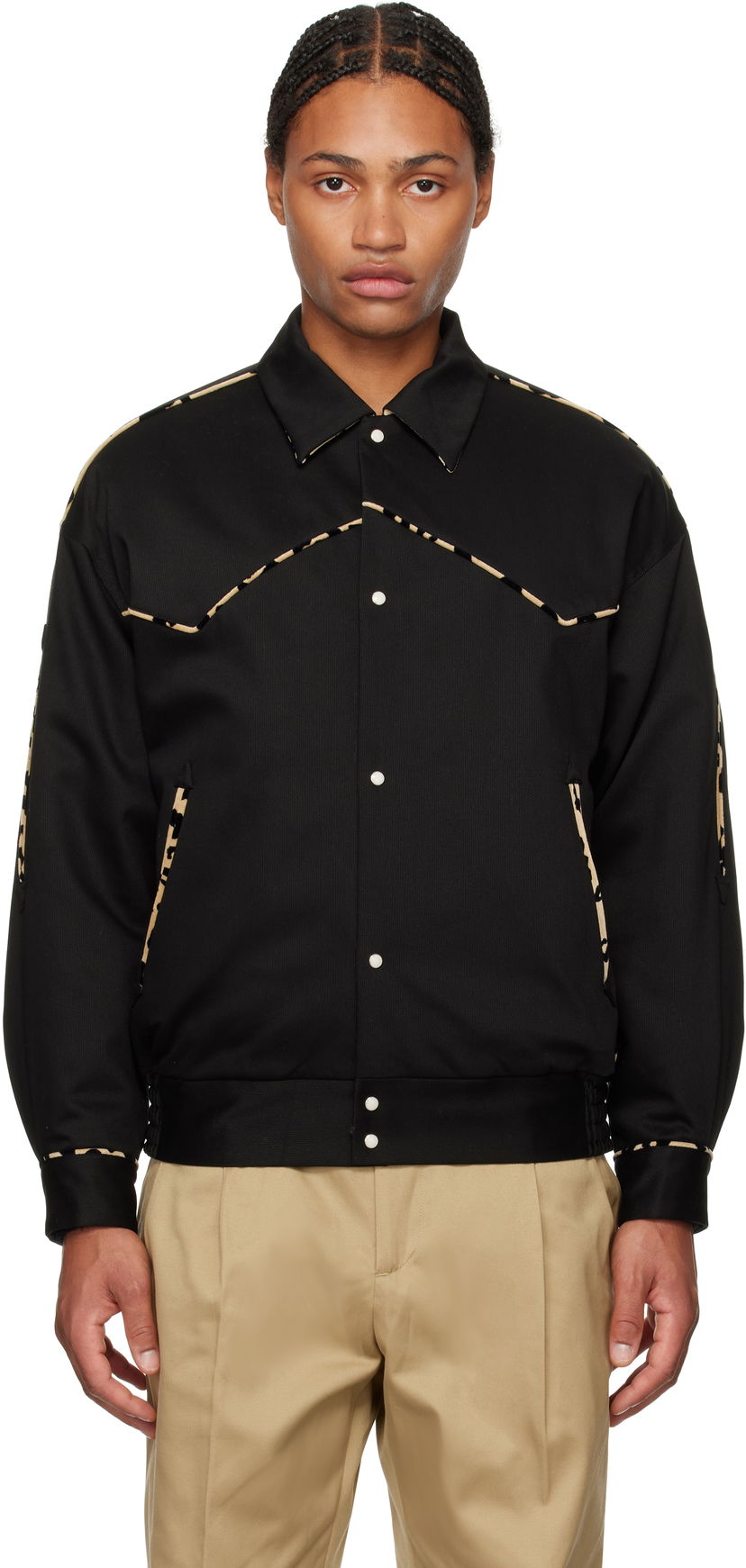 Bunda WACKO MARIA Western Jacket Čierna | 24FW-WMO-BL20