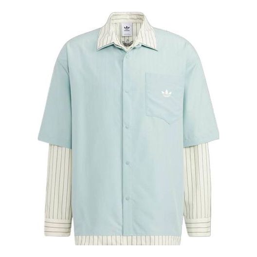 Košeľa adidas Originals adidas Originals x Umamiism Crossover Layered Woven Shirt Modrá | HR6446