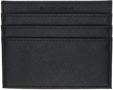 Peňaženka Emporio Armani Regenerated Leather Card Holder Čierna | Y4R173 Y138E, 1
