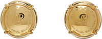 Jean Paul Gaultier 'The Champagne' Gold-Tone Earrings