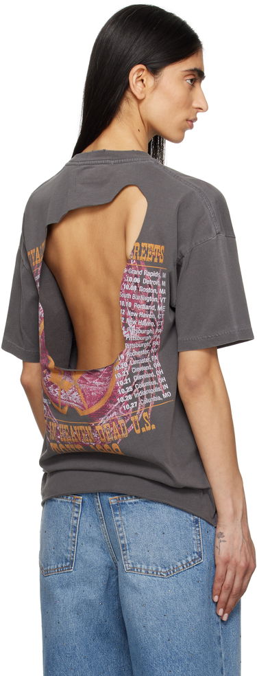 Tričko Ksubi Ksubi Kickstart Oh G Short Sleeve T-Shirt Šedá | WSP25TE003, 2