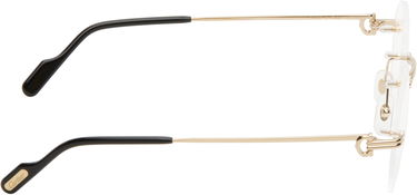 Slnečné okuliare Cartier CT0514O Rimless Oval Glasses by Cartier Metalická | CT0514O-001, 1