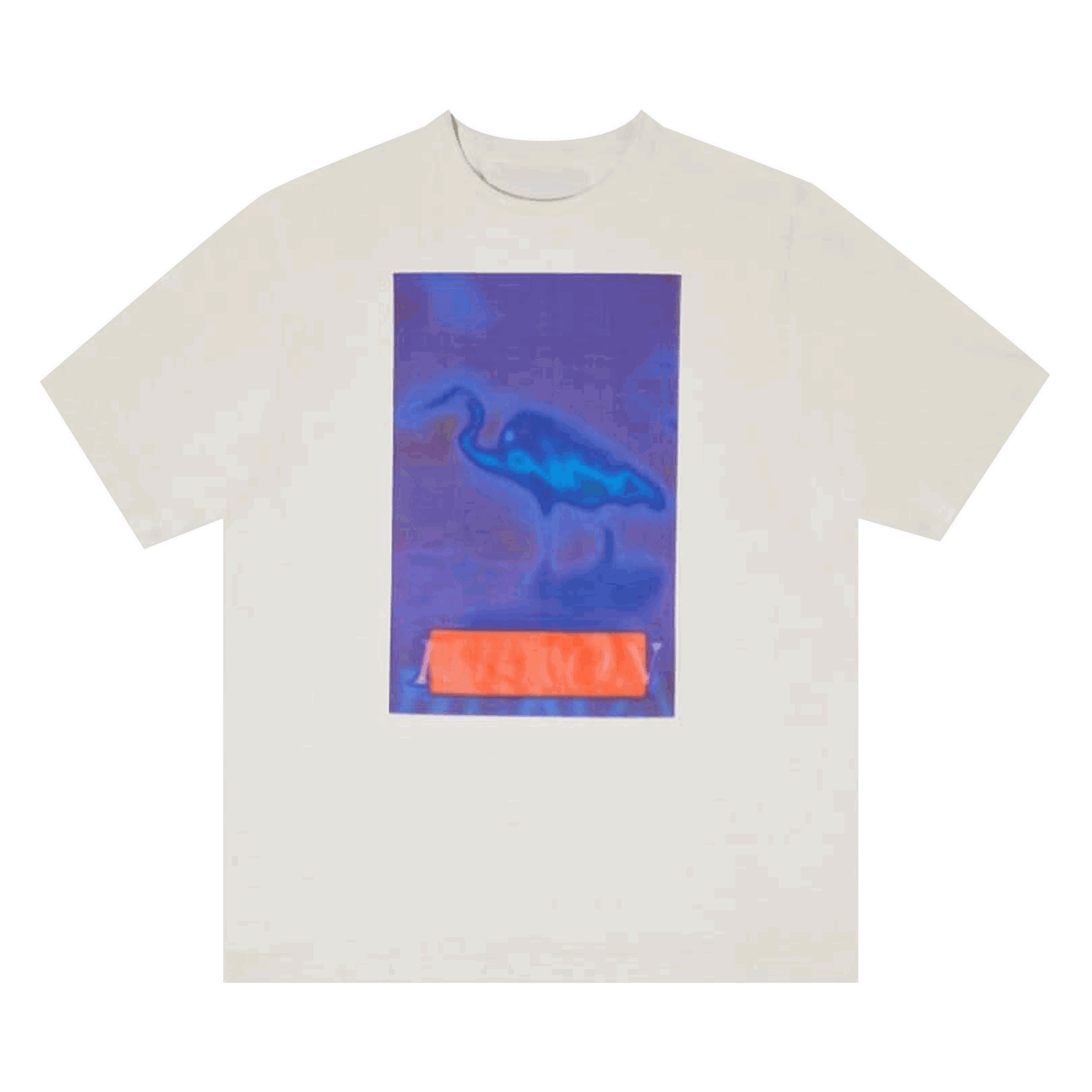 Tričko HERON PRESTON Heron Censored Short-Sleeve Tee Biela | HMAA032F22JER0040146, 0