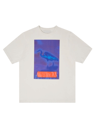 Tričko HERON PRESTON Heron Censored Short-Sleeve Tee Biela | HMAA032F22JER0040146