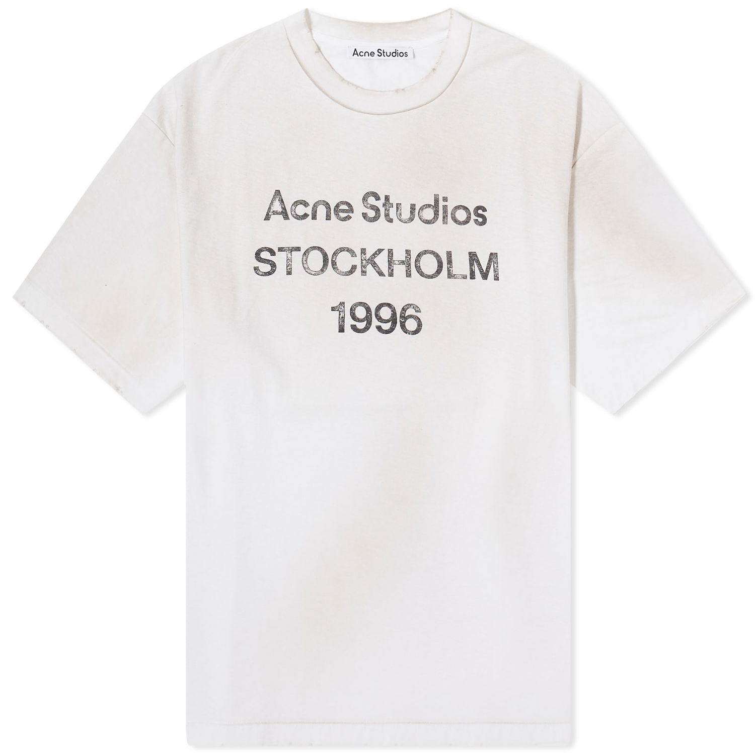 Tričko Acne Studios 1996 T-Shirt Biela | CL0196-DC6, 0