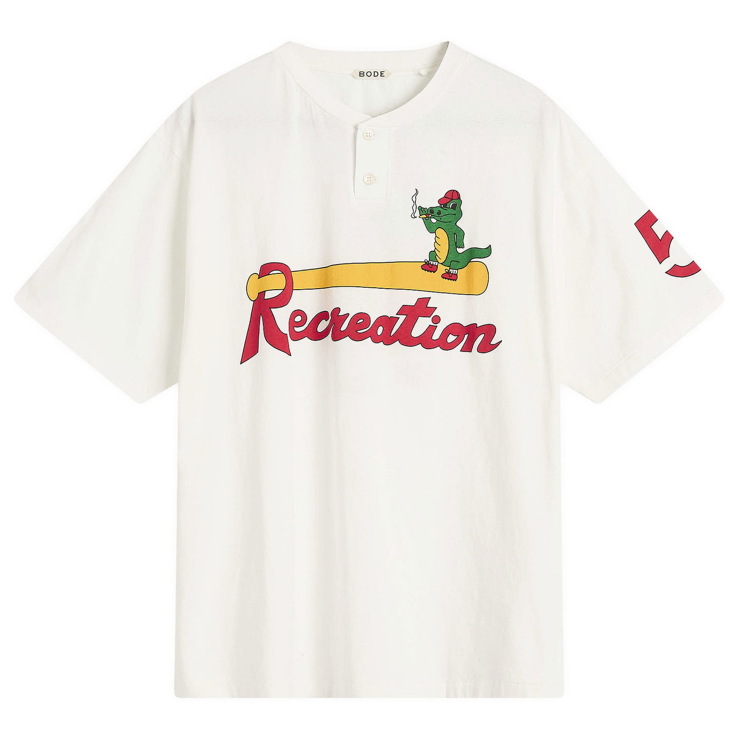 Tričko Bode Bode Reptile Recreation Graphic T-Shirt Biela | MRS25CS029-CREAM, 0