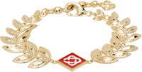Casablanca Gold-Tone Laurel Leaf Bracelet