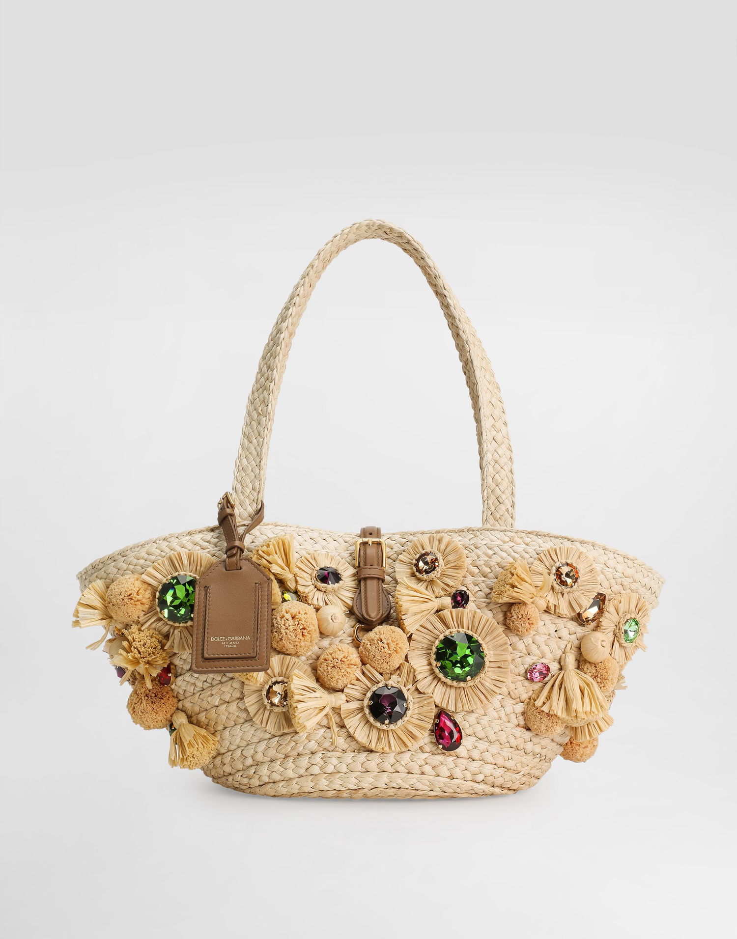 Tote bag Dolce & Gabbana Dolce & Gabbana Coffa Capri Tote Bag Béžová | BB7819AP2988Z096, 0