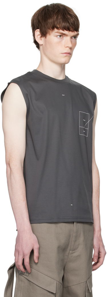 Tielko HELIOT EMIL HELIOT EMIL Retina Tank Top Šedá | PREAW25_M_09_145_DGY05, 1