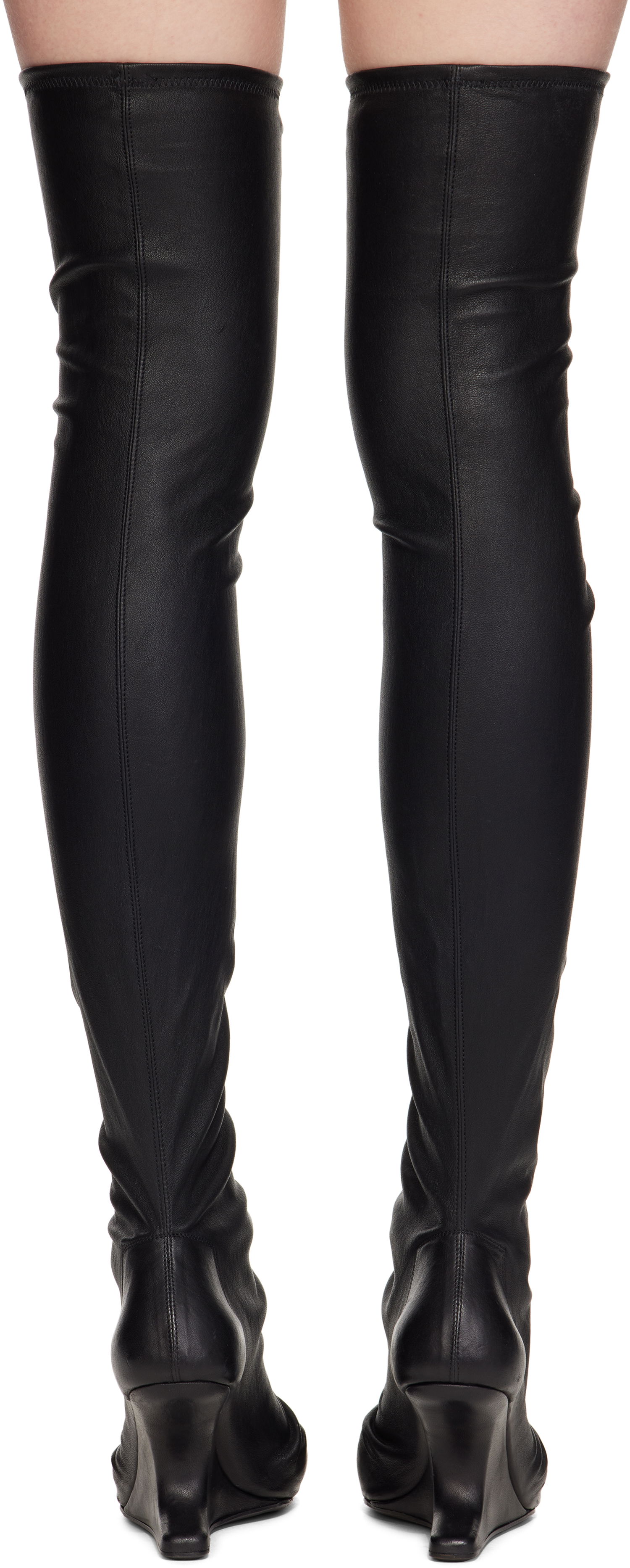 Ponožky Rick Owens Rick Owens Cantilever Tall Boots Čierna | RP01E7801 LS, 1