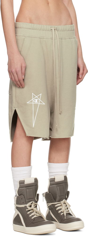 Šortky Rick Owens Rick Owens Champion Edition Beveled Pods Shorts Zelené | CW01E1688 CHFE, 1