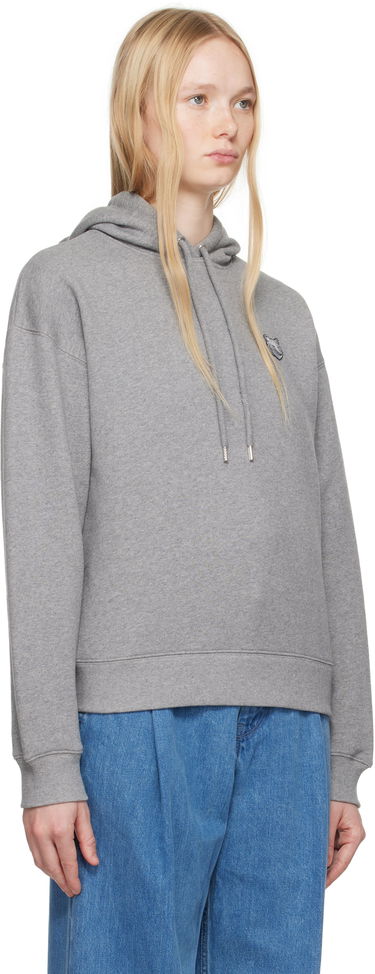 Mikina MAISON KITSUNÉ Maison Kitsuné Fox Head Patch Comfort Hoodie Šedá | MW00704KM0321, 1