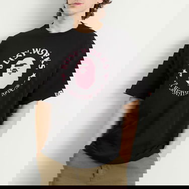 Tričko BAPE Busy Works T-Shirt Čierna | 001TEL801331M-BLK, 5