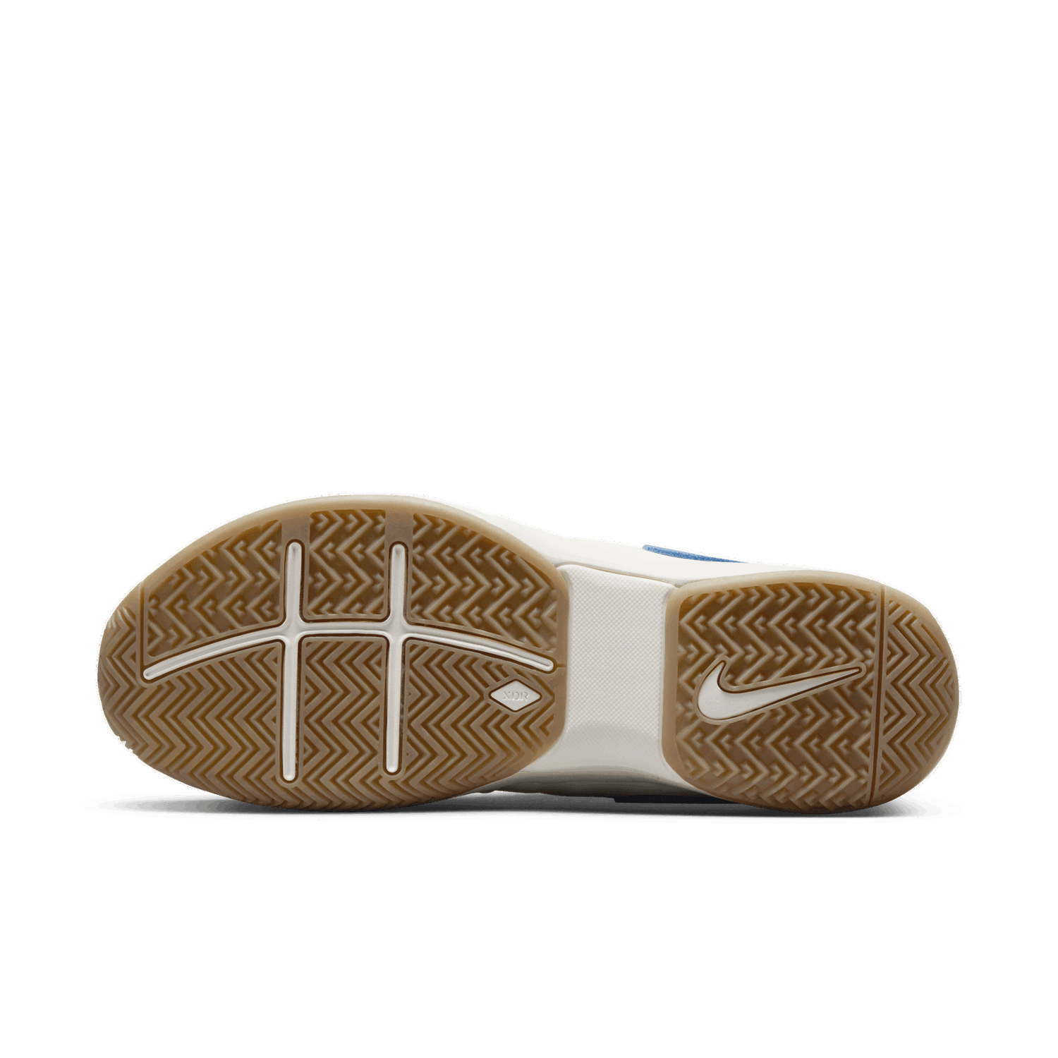 Tenisky a topánky Nike Court Air Zoom Vapor 9.5 Tour Leather :Sail/Gum Light Brown/University Blue" Biela | FJ1683-100, 1