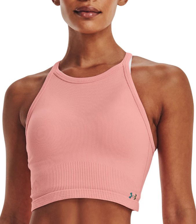 Crop Top Under Armour Rush Seamless Crop Top Ružová | 1377597-603, 0