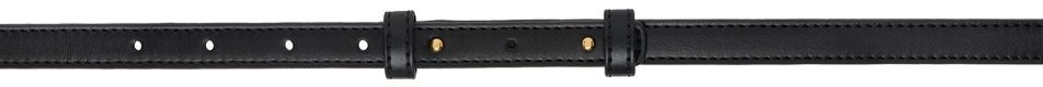 Stella McCartney Eco Alter Mat Black Leather Belt