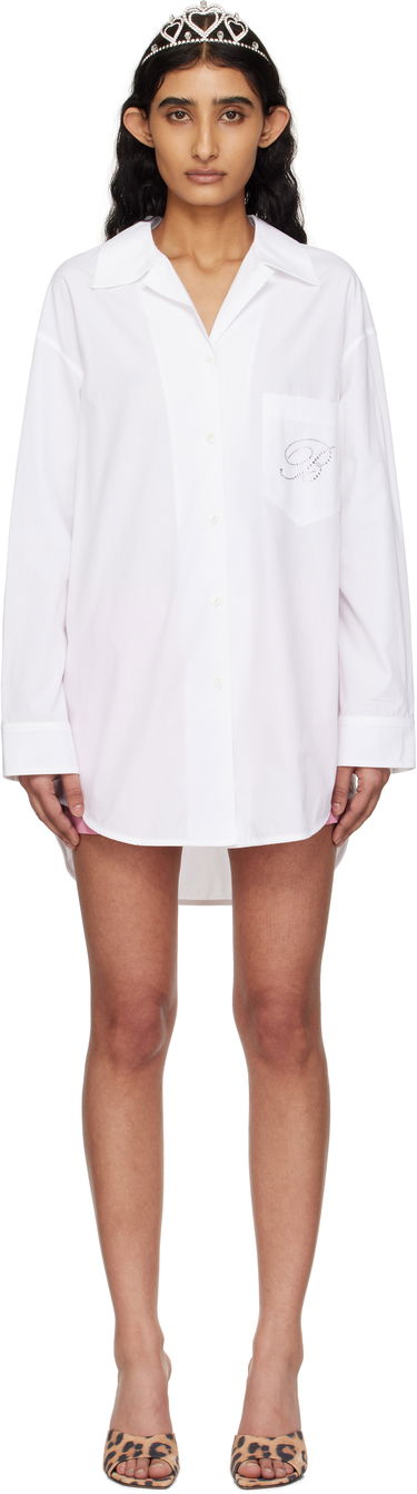 Košeľa Blumarine Blumarine Cotton Poplin Shirt Biela | P522C335A, 0