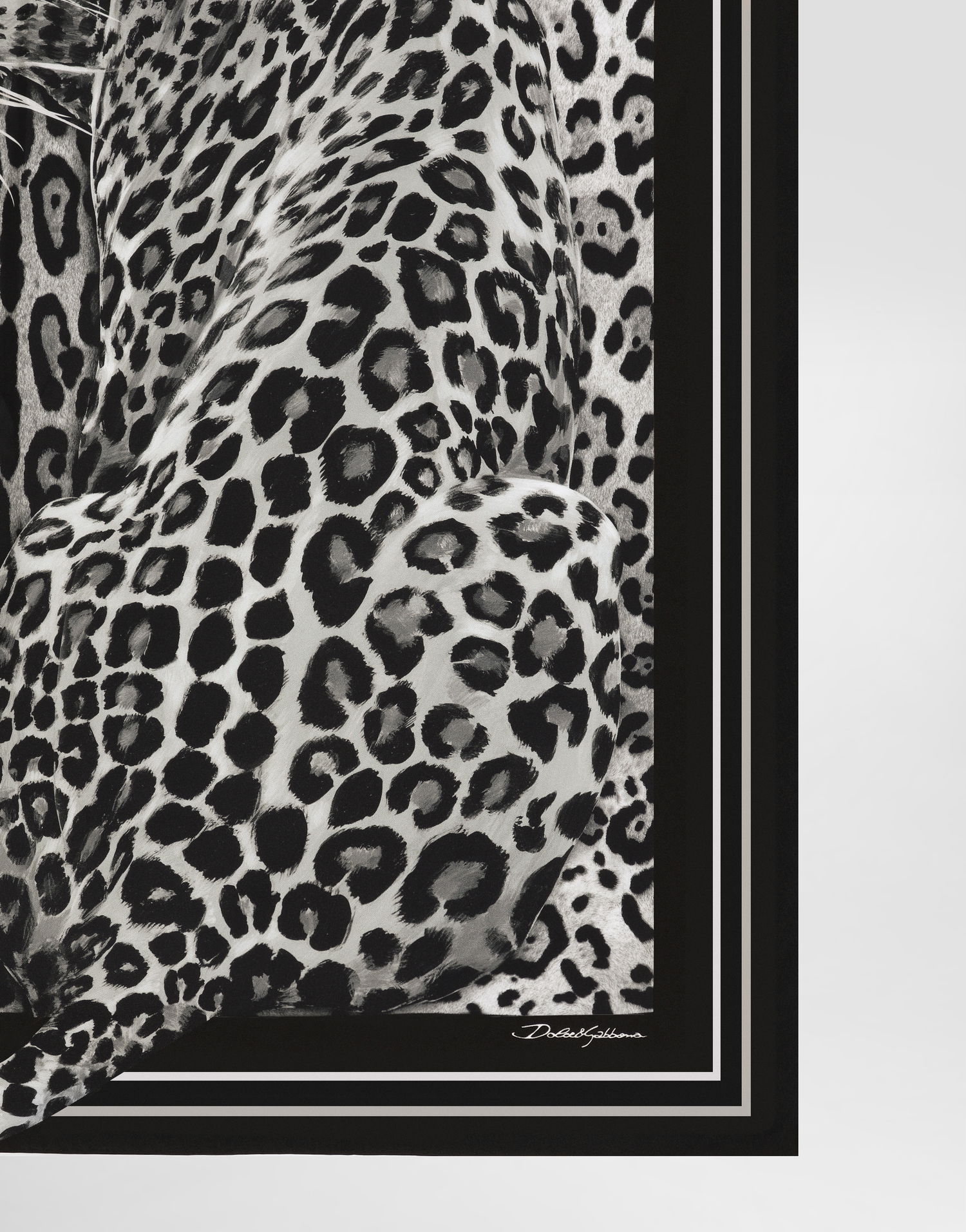 Šál Dolce & Gabbana Leopard Silk Twill Foulard Rôznofarebný | FN090RGDCUVHI5LD, 1