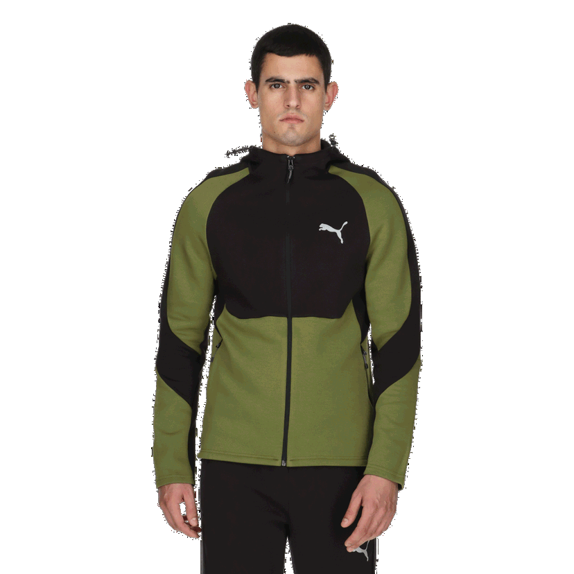 Mikina Puma EVOSTRIPE Full-Zip Hoodie Rôznofarebný | 678995-33