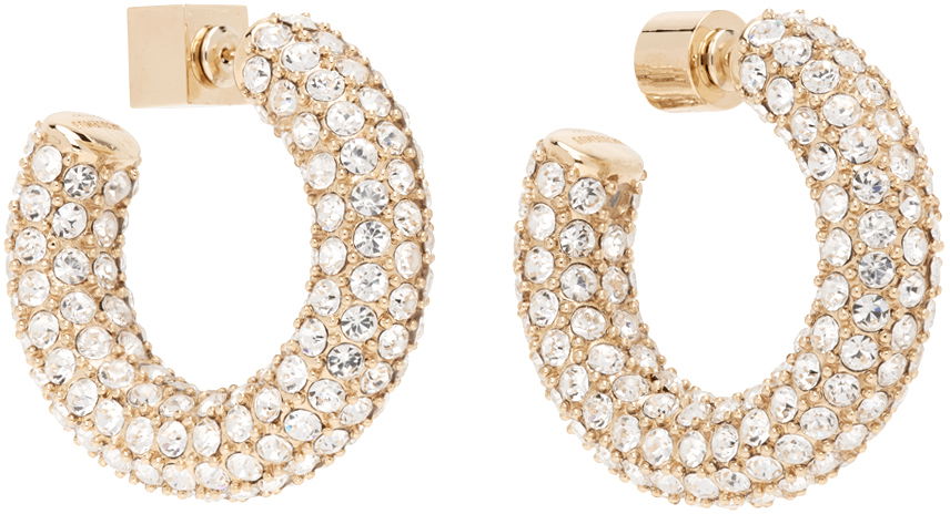 Náušnice Jacquemus Les Sculptures 'Les créoles strass' Earrings Béžová | 24E241JW668-5101, 1