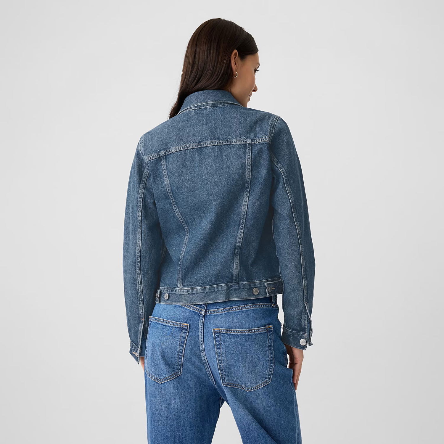 Bunda GAP Denim Jacket Medium Wash Modrá | 753588-00, 1