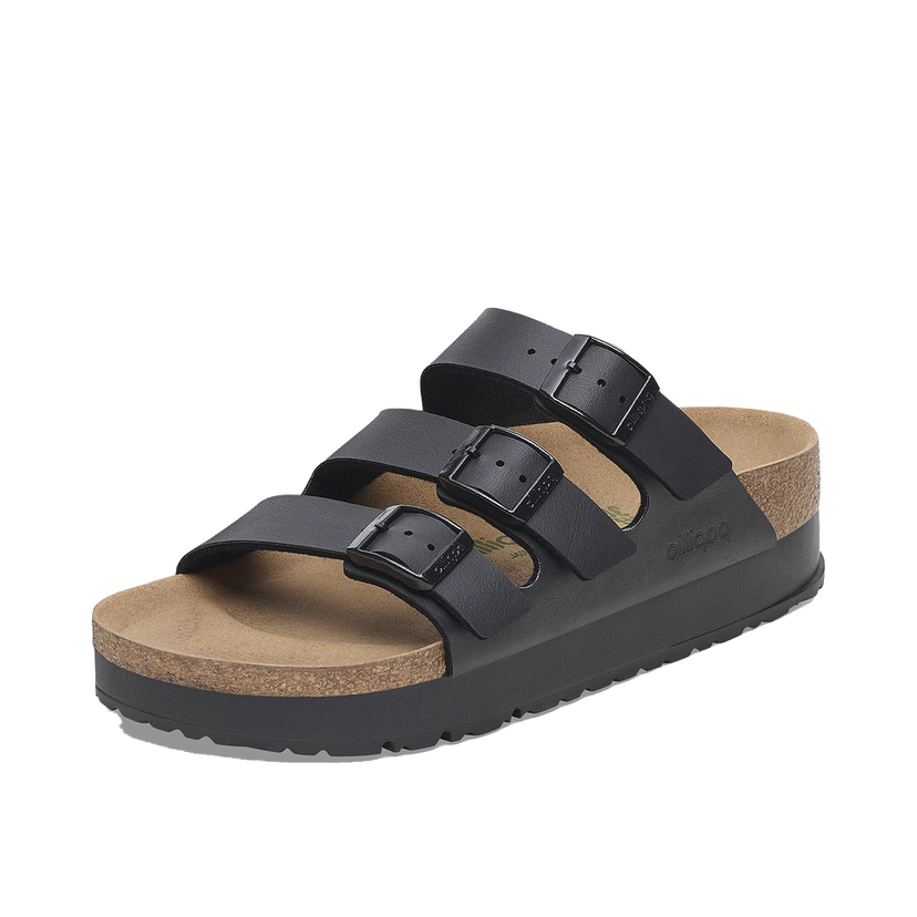 Tenisky a topánky Birkenstock Florida III PAP Flex Platform Birko-Flor Narrow Fit Sandals Čierna | B1029737
