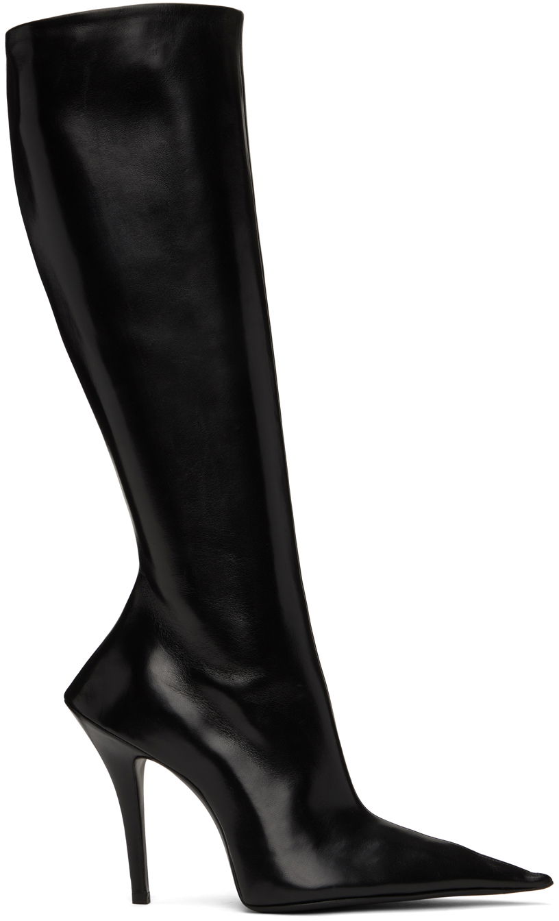 Tenisky a topánky Balenciaga Leather Witch 110 Boots "Black" Čierna | 747611 WBCW0, 0