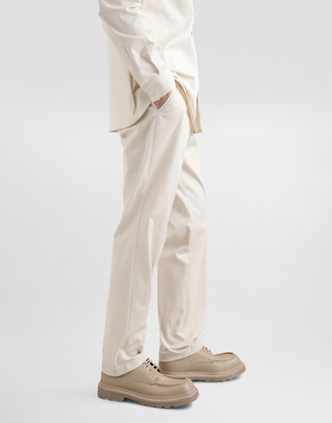 Nohavice Dolce & Gabbana Dolce & Gabbana Tailored Cotton Pants Biela | GP0R4TFUFL3W0802, 3