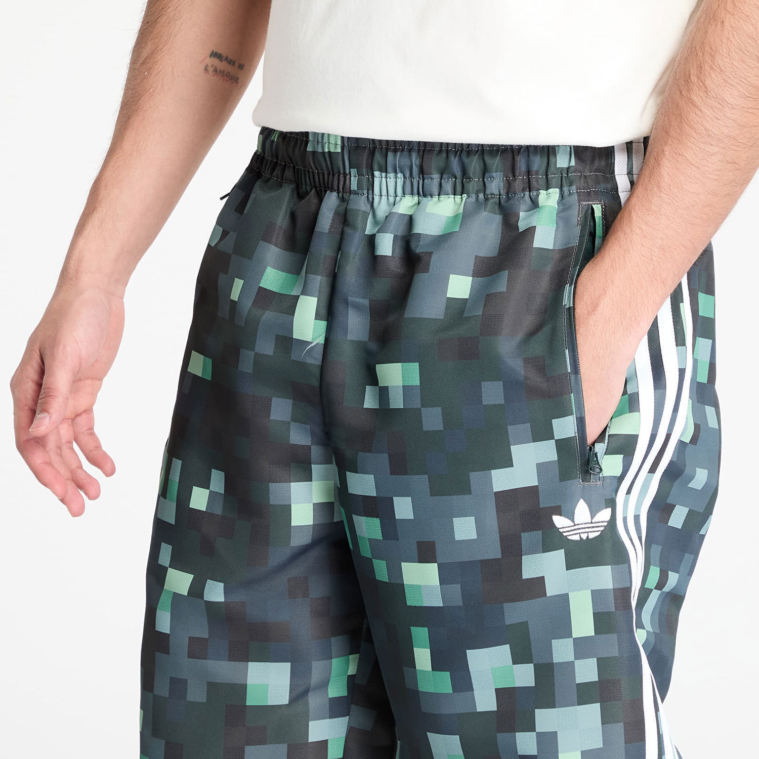 Súprava adidas Originals Originals x Minecraft Pixelated Camo Track Pants Zelené | JZ9922, 1