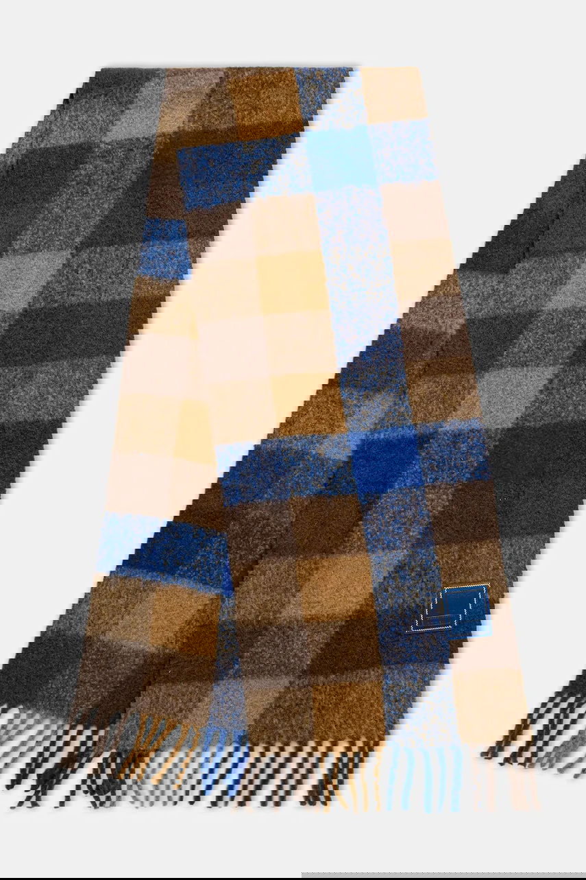Šál ADER ERROR Plaid Wool Blend Muffler with Fringes Rôznofarebný | BO01FWAC0405BR, 0