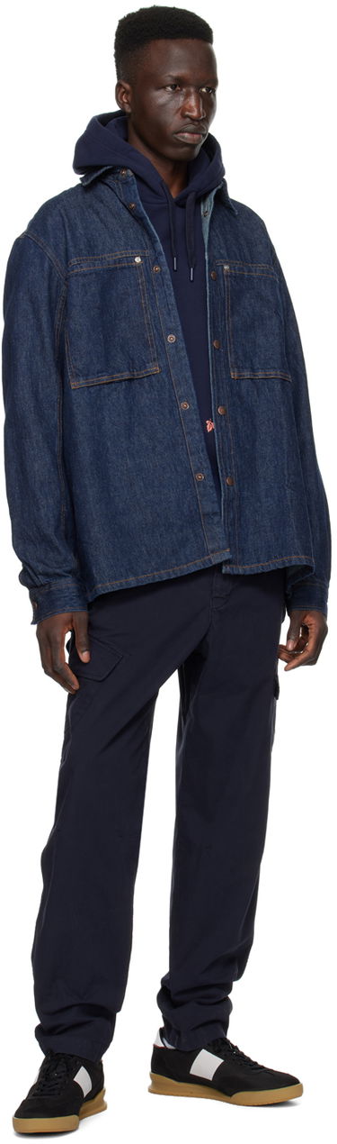 Košeľa Paul Smith PS Paul Smith Patch Pocket Denim Shirt Modrá | M2R-716Y-M21954-R, 3