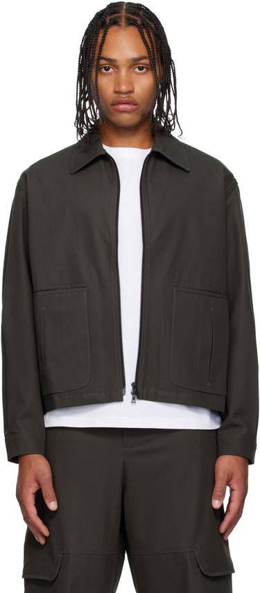 Bunda sage NATION Sage Nation Index Cotton Twill Jacket Zelené | S118 INDEX JACKET COTTON TWILL, 0