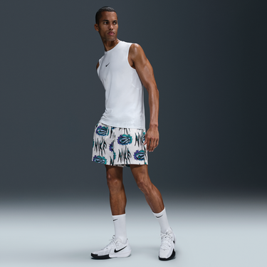 Šortky Nike Dri-FIT Practice Mesh 5" Basketball Shorts Biela | HV6423-100, 0