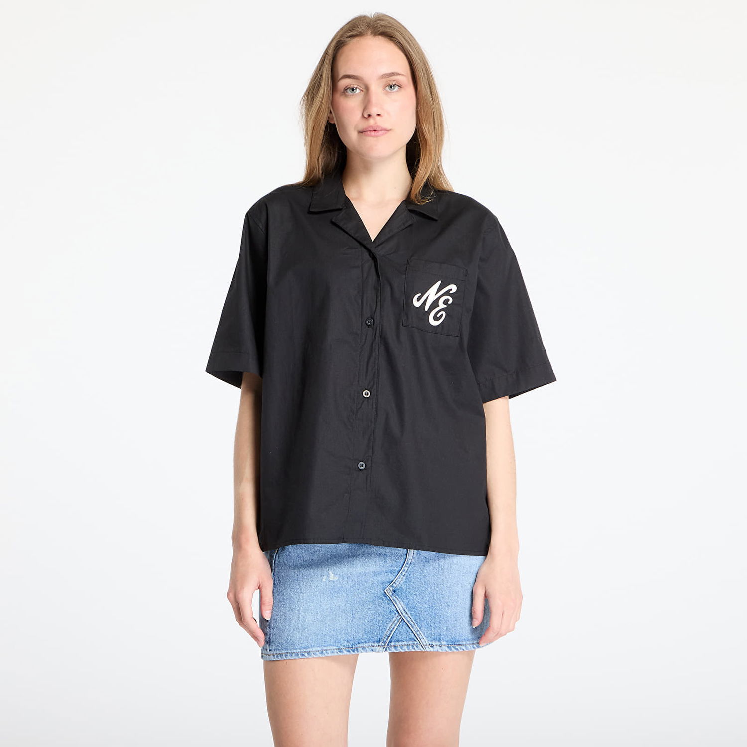 Košeľa New Era New Era Revere Shirt Čierna | 60596530, 0