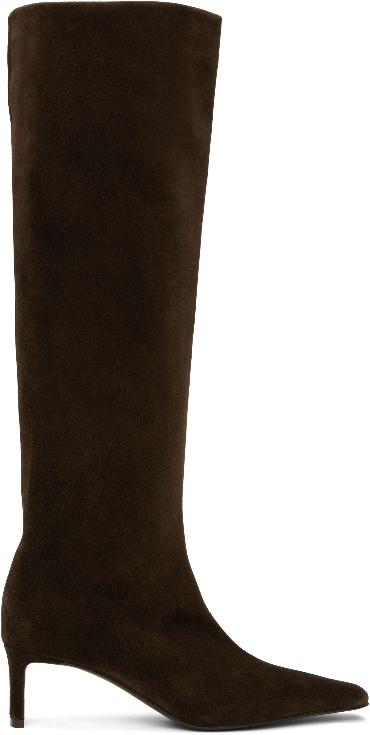 Tenisky a topánky Khaite Khaite Ona Suede Knee-High Boots Hnedá | F1099-726, 0