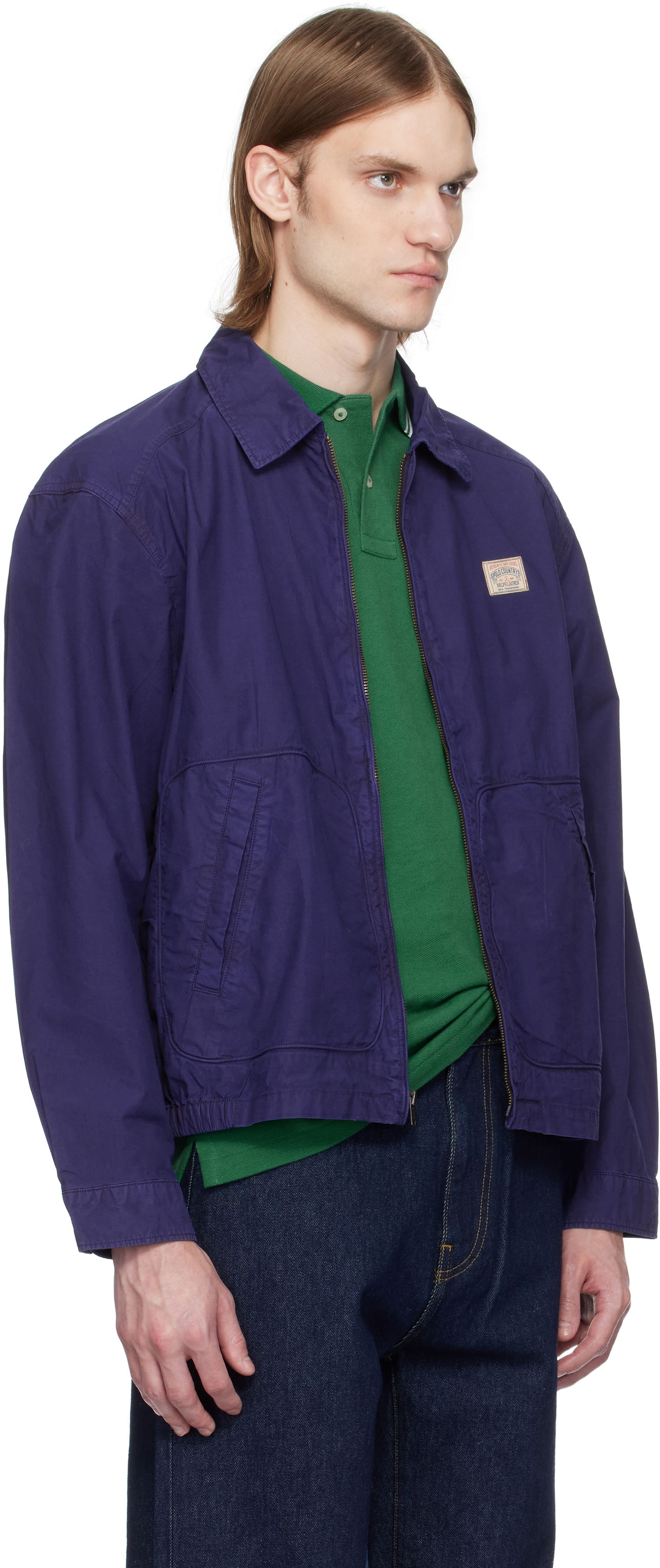 Bunda Polo by Ralph Lauren Ralph Lauren Lightweight Twill Jacket Fialová | 710961885001, 1