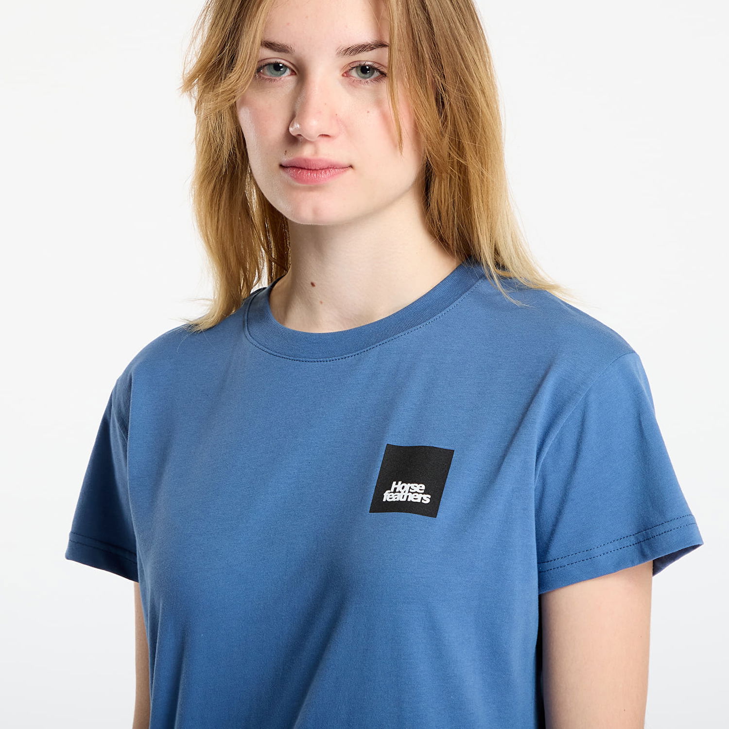 Tričko Horsefeathers T-shirt Suzy Top S Modrá | SW959A, 1