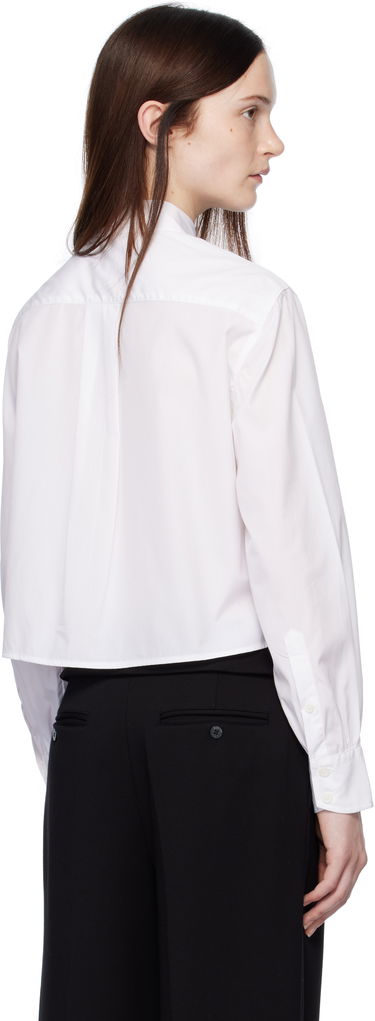 Košeľa rag & bone Rag & Bone Maxine Jewel Cropped Shirt Biela | WAW24HA031CU31, 2
