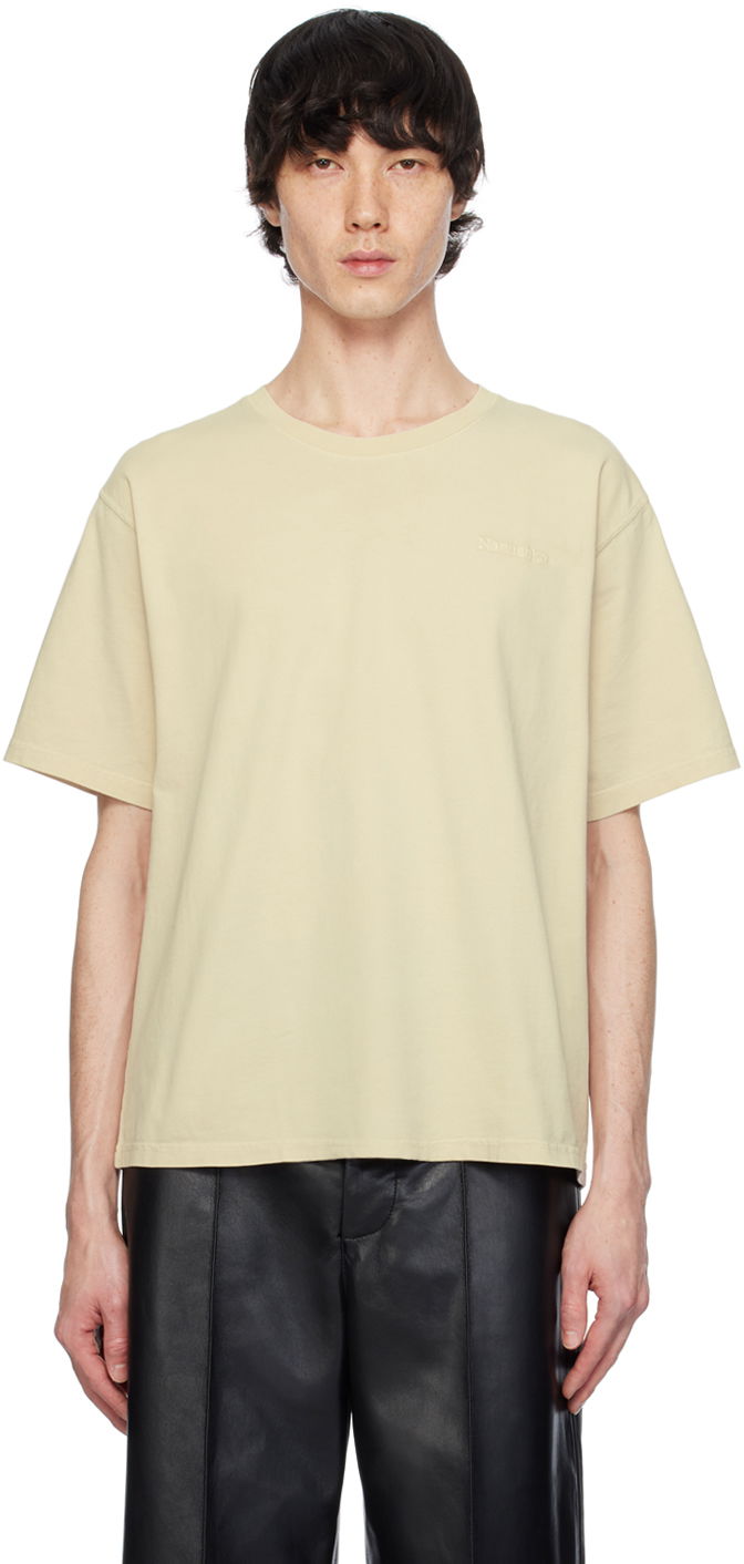 Tričko Nanushka Reece T-Shirt Béžová | NU23PFTP02273, 0