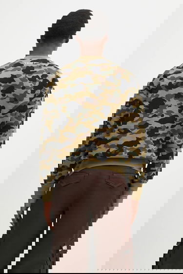 Mikina BAPE A Bathing Ape 1St Camo Jacquard College Patterned Sweatshirt Rôznofarebný | 1L30113307, 2