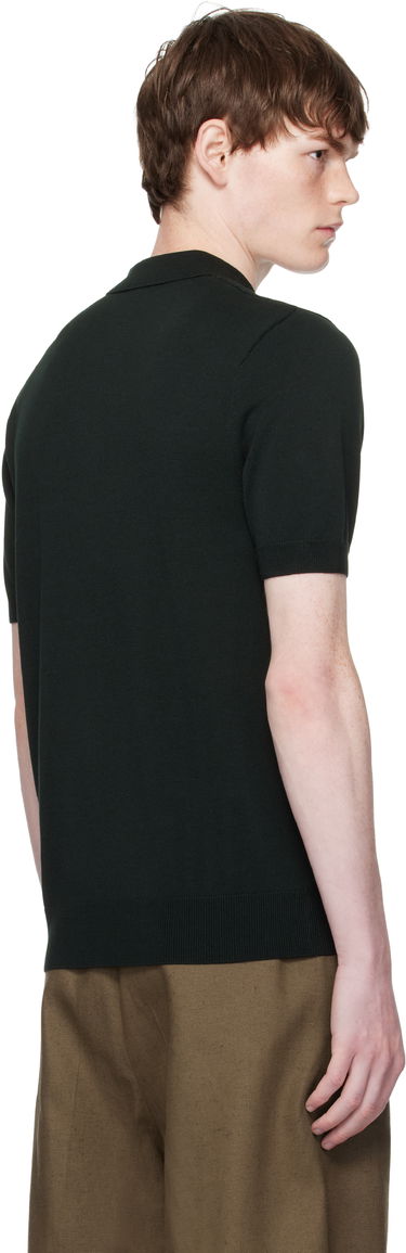 Polo tričko Fred Perry Fred Perry Pointelle Panel Knitted Polo Zelené | K9750, 2