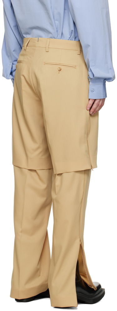 Nohavice VETEMENTS Layered Trousers Béžová | VL16PA340S, 2